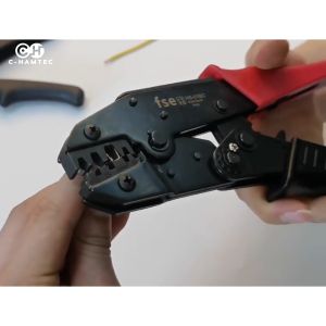 คีมย้ำหางปลาเปลือย หางปลา tab ขนาด 0.5 - 6.0 มม. ย้ำหางปลาใหญ่ได้