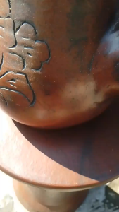 Alat dapur teko tanah liat klasik 2 L