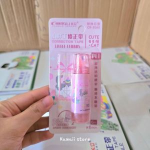 Tipe Ex Kertas Correction Tape Retractable Pita Koreksi Tekan Mekanik Lucu Bisa Refill