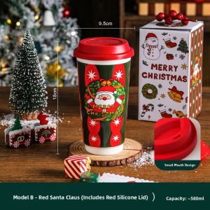 SHELI | Attractive Ceramic Travel Mug with Lid