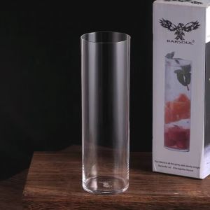 BarSoul Elevated Creative 380ml Cocktail Glass Gold Tom Collins Remo Golden Fizz Crystal Glass Handmade Japanese Style