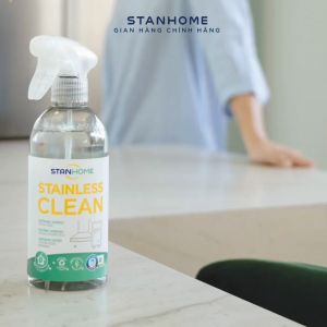 Xịt làm sạch bề mặt inoxthép không gỉ Stanhome Stainless Clean 500ml Xịt Làm Sạch Cho Vật Liệu Inox - Lazada