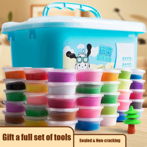 12/24/36 Colors Ultra-Light Clay Set with Tools Kids DIY Early Education Toys for Children Gift