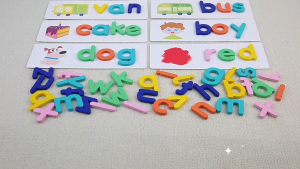 SG STOCK] Kids Wooden Spelling Game - Alphabet Letters Matching & Learning Toy
