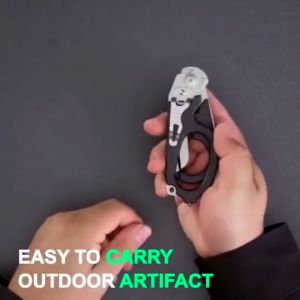 Multifunctional Outdoor Folding Tactical Scissors Small First Aid Scissors Set Medical First Aid Scissors Outdoor Survival Tools