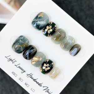 Handmade Green Emerald Floral Nail Art Stickers: A Complete Guide