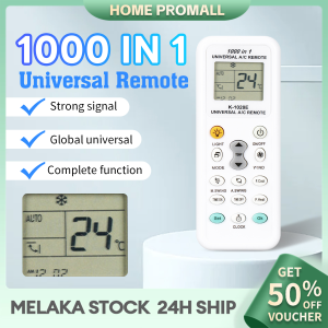 Universal Aircond Remote Control for Gree Midea Haier 1000-In-1 All Major Brands LCD Display One-Button Setting Air Conditioner Remote 通用空调遥控器