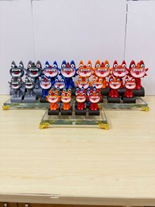 Yunnan Tile Cat Spirit Beast Handmade Original Resin Desktop Decoration Hand Gift Creative Yunnan Tourist Souvenir