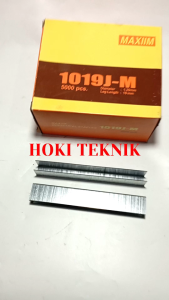 Isi Staples Angin 1019J Maxiim 19mm - 3000 pcs/box (Merk Maxiim) - Digunakan untuk Stapler Angin 1022 J - Spesifikasi: Tipe 1019J, Panjang 19mm