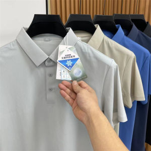 Áo Thun Nam Polo Tay Ngắn Thoáng Khí Nhanh Khô Thoáng Khí Đa Năng Ngoài Trời Không Đường May Ép Keo Không Tay Áo Thun Nam