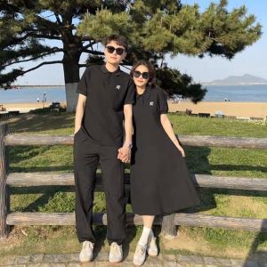 XILANDUO | Versatile Summer Polo Neck Mid Length Dress