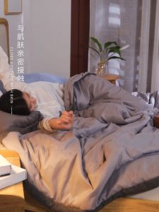 Arctic velvet summer washable Bejirog Summer Quilt Washed Cotton Airable Cover Summer Blanket Single Double Thin Quilt Summer Dormitory hine Washable Quilt Core 5.9dayuan