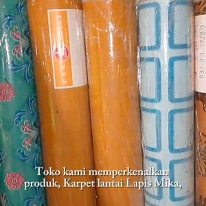 KARPET LANTAI LAPIS MIKA PER ROLL 20 METER