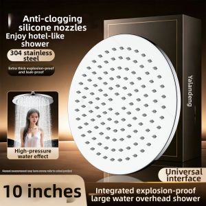 YALANDENG | Anti-Clogging 304 Stainless Steel Shower Head Set