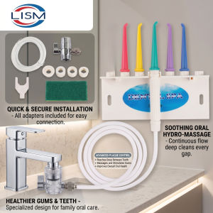Durable Water Dental Floss For Strong Clean Power Easy Installation Oral Irrigator Water Floss