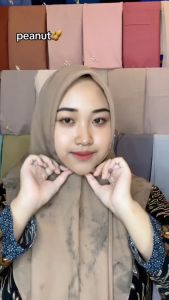 Segiempat Bella Tiedye Tepi Jahit Bela Square Motif Tydie Abstrak Polycotton Premium