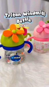 Boo&Bub 300ML Tritan Baby Bottle With Straw Botol Air Baby Botol Air Budak Kids Bottle With Straw Training Cup Cute