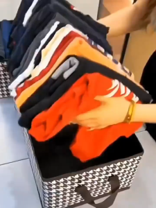 [BISA COD] STORAGE BOX ORGANIZER MULTIFUNGSI FOLDABLE STORAGE TEMPAT PENYIMPANAN LIPAT  BOX PENYIMPANAN SERBAGUNA BAHAN KAIN