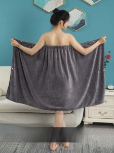 Khăn Tắm Cotton Nguyên Chất Dày Dặn Thấm Hút Nhanh Khô Không Rụng Lông Cho Phụ Nữ Dùng Trong Phòng Tắm Spa
