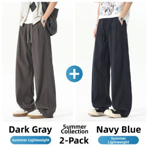 Paul Frank | Tencel Light-weight Loose Straight-leg Trousers