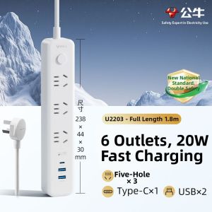 Bull | Quick Charge Multi-Function USB Power Strip