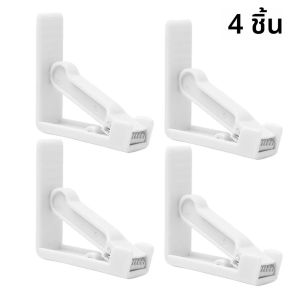 4 ชิ้นผ้าปูโต๊ะพลาสติกคลิปโปร่งใสลื่นยึดผู้ถือผ้าปูโต๊ะตกแต่ง Clamp ผู้ถือตาราง Clamps