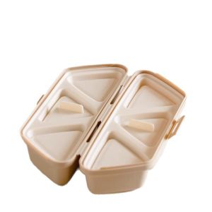 6 in1 Onigiri Mold Triangle Rice Ball Molds Sushi Musubi Seaweed Rice Container 6 Grid Rice Ball Lunch Box for Kids Sushi Making