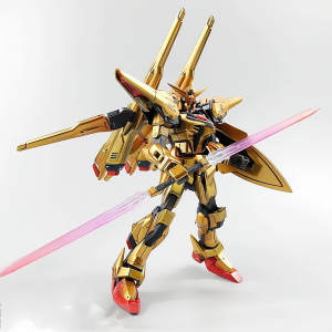 HG New Destiny Red Heretic Original Model Toy Strike Freedom MG Unicorn Figure for Boys