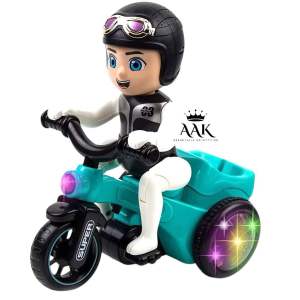Didai Battery Operated Electric Tricycle Cool Children Toys Dancing Bicycle 03 Dancing Bike With Stunning Sounds Plastic