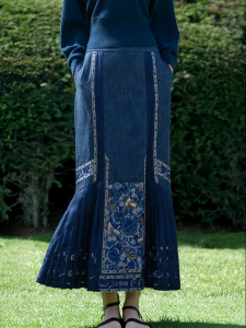 New Chinese Style Modified Half Skirt