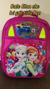Balo công chúa Elsa cho bé gái cấp 1 cặp sách công chúa Elsa cho bé gái tiểu học từ lớp 1 - 5