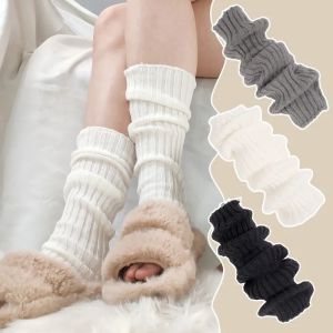 Lolita Leg Warmers Y2K Womens Long Socks Sweet Girl Cosplay Knitted Warm Foot Cover Autumn Winter