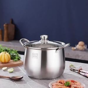 MOLORE | Food Grade Heavy Duty Thick Stainless Steel Stockpot for Steaming and Stewing