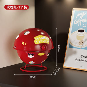 Nooth Home Entrance Storage Box Creative Metal Cover for Keys Cosmetics Jewelry Living Room Coffee Table Organizer