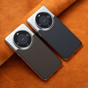 New Kevlar Pattern Phone Case for Huawei Mate70 pro Trendy High-End Feel Mate60 pro plus Internet Famous Full Cover Anti-Fall Color Block Protective Case