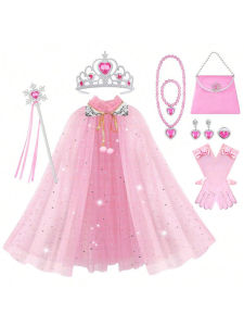 Frozen Elsa Anna Inspired Princess Cloak for Girls
