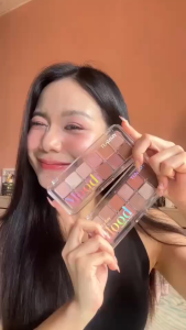 TEAMMY TE906 Everyday mood palette อายแชโดว์12สี เนื้อชิมเมอร์และแมทท์ เกลี่ยง่าย พิกเม้นแน่น