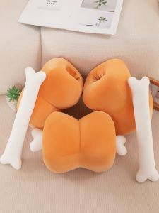 QIAOSHANG | Bone-shaped Multi-functional Soft Plush Toy Hand Warmer Pillow