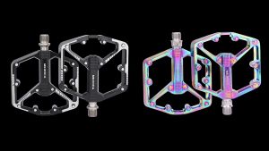 Ready Stock MEROCA Mountain Bike Pedal Aluminum Alloy Three Bearings Pedals Sealed Bearing MTB