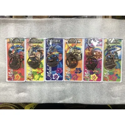 READY STOK 6 in 1 Keychain Set Menara KLCC Malaysia Souvenir Collection 🔥