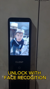 Advanced Security with Dual Cameras & Face Recognition CLENP CLP-LK-1804 Digital Lock