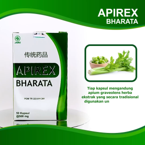 APIREX BHARATA Obat Herbal Alami 100 % Hipertensi Kolesterol Tinggi