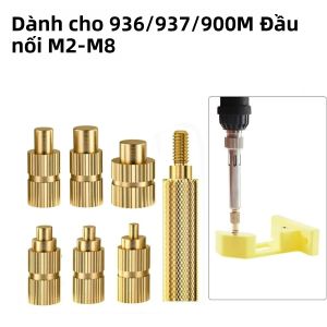 Bộ Dụng Cụ Lắp Đặt Đai Ốc Nhiệt Kèm Đầu Nối Và Đầu Vặn Cho Máy Hàn 936/937/900M Kích Thước M2-M8 Phụ Kiện Đai Ốc Vít Máy In 3D