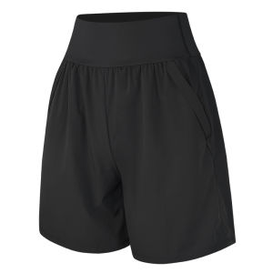 New 2025 Womens High Waist Sport Shorts Loose Breathable Quick Dry Running Fitness Boxing Pants Five-Quarter Length Yoga Clothes