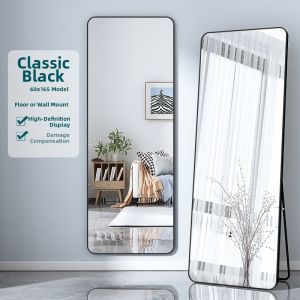 Large Corner Round Full-length Mirror