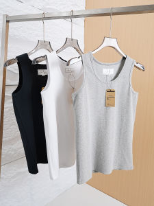 Heavyweight 320g High Elasticity American Style Mens Breathable Casual Vest Shoulder Sweatshirt Trendy Summer Clothing