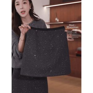 Fashionable Spring A-Line Shiny Short Skirt