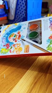 Bộ màu nước dạng nén Deli - 21 màu - màu tươi mịn dễ hoà tan