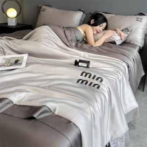 YAOKANG | Luxurious Thin Ice Silk Summer Duvet Set Washable