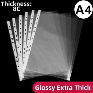 MOLIDA | Punchable Thickened Clear A4 Document Folder